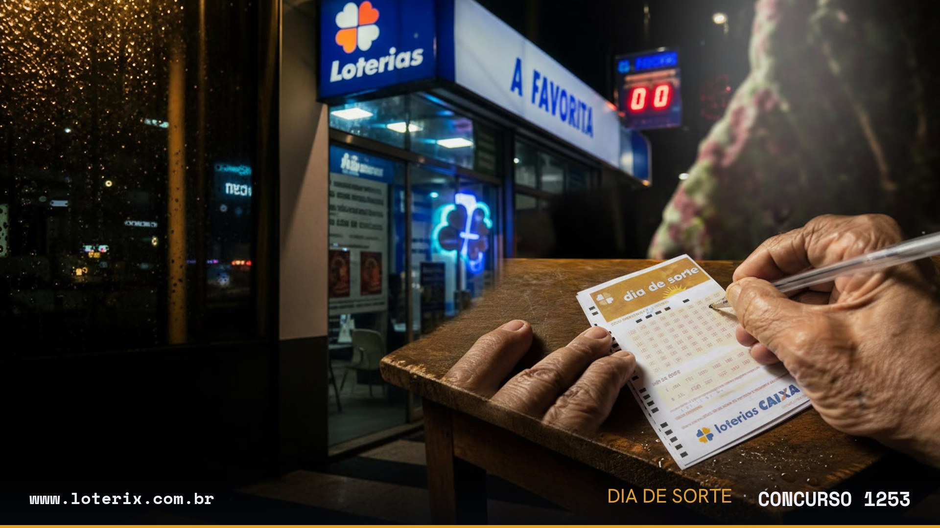 Dezenas sorteadas da Dia de Sorte 1253: 02, 07, 13, 20, 23, 25, 28