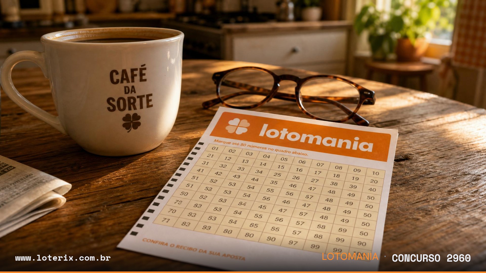 Dezenas sorteadas da Lotomania 2960: 11, 15, 16, 18, 21, 26, 27, 29, 37, 43, 46, 49, 50, 57, 60, 65, 69, 78, 88, 91