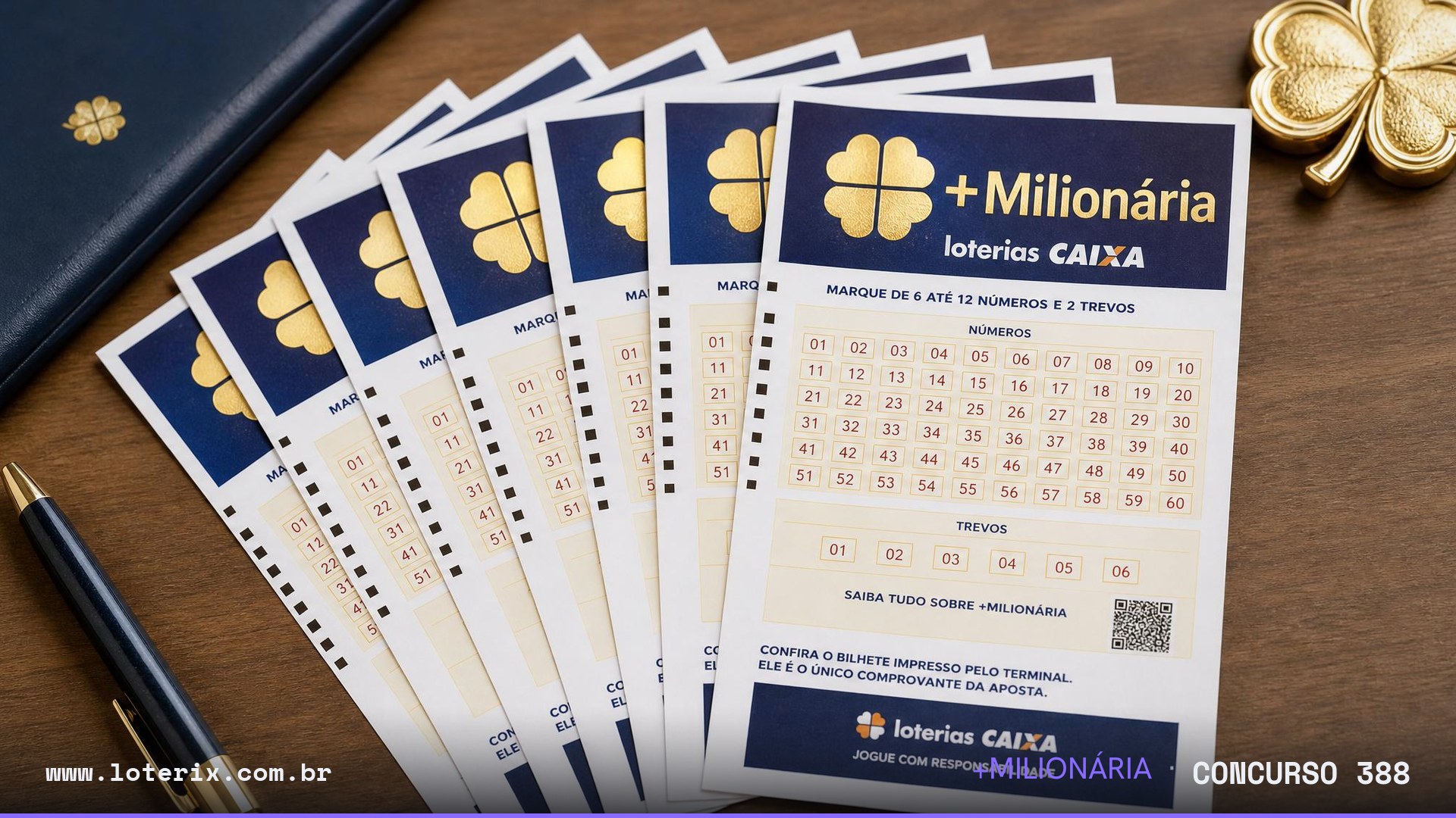 Resultado da +Milionária 388: sorteio 09/09/2026, prêmio estimado R$ 92 mi. Confira as dezenas ao vivo no Loterix.